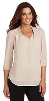 Thumbnail for your product : Gibson & Latimer Zip-Front Blouse