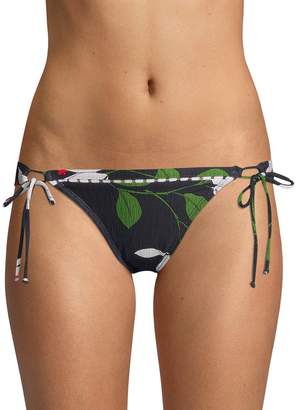 Robin Piccone Floral-Print Bikini Bottom
