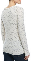 Thumbnail for your product : Equipment Sloane Crewneck Cashmere Star-Print Sweater