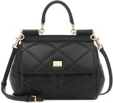 Thumbnail for your product : Dolce & Gabbana Sicily Small leather shoulder bag