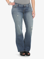 Thumbnail for your product : Torrid Relaxed Boot Jean - Medium Wash with Destruction (Tall)