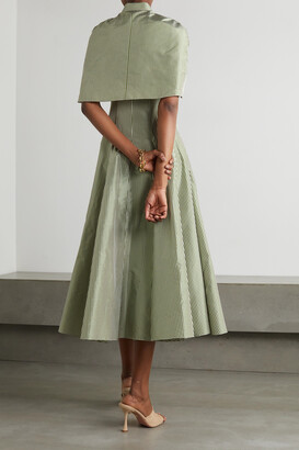 https://img.shopstyle-cdn.com/sim/69/5a/695a40d693ba28c240c68eebe5b751e6_xlarge/brandon-maxwell-cape-effect-gingham-silk-shantung-midi-dress-green.jpg