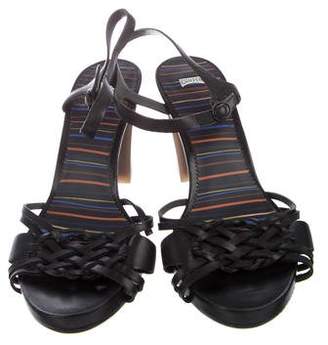 Camper Woven Leather Sandals