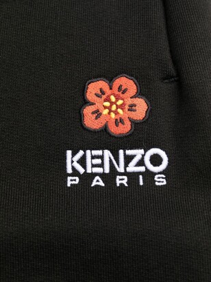 Kenzo Womens Black Cotton Joggers