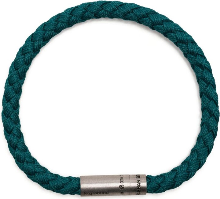 Le Gramme X Orlebar Brown Sterling Silver Le 7g Brushed Nato Cable Bracelet