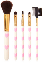 Thumbnail for your product : Forever 21 LOVE & BEAUTY Heart Print Cosmetic Brush Set