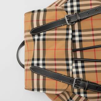 Burberry The Large Rucksack in Vintage Check Nylon