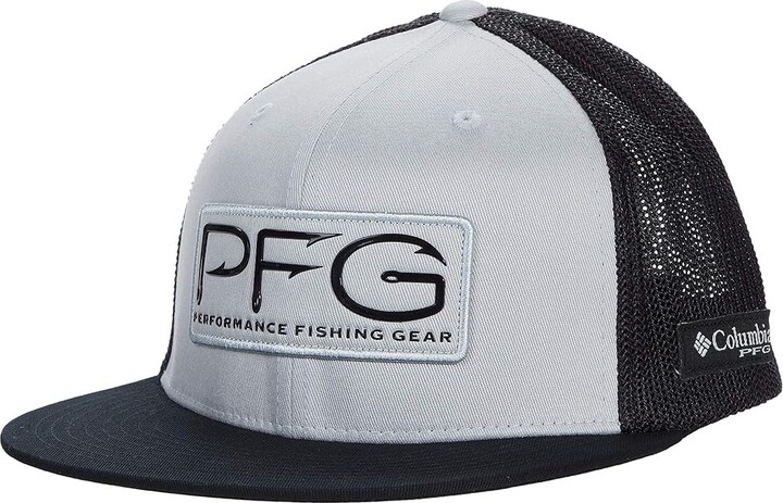 Columbia PFG Mesh Flat Brim Ballcap (Cool Grey/PFG Hooks Black) Baseball  Caps - ShopStyle Hats