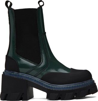 womens green boots uk