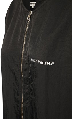 MM6 MAISON MARGIELA Logo Nylon Bomber Jacket