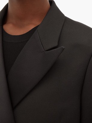 Totême Loreo Double-breasted Tuxedo Jacket - Black
