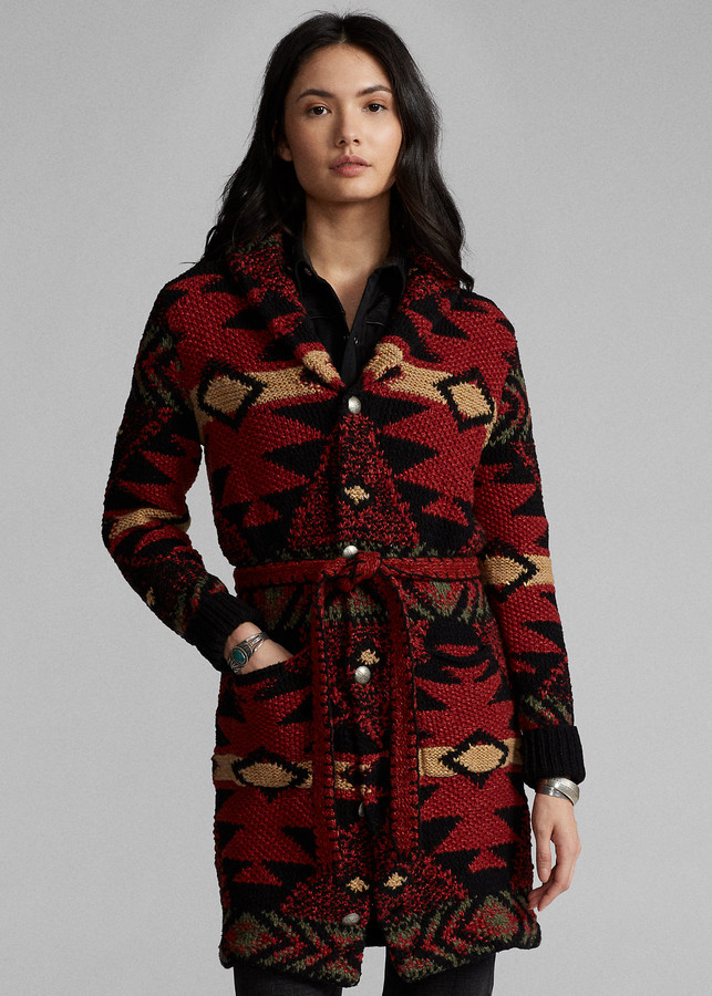 ralph lauren hand knit cardigan