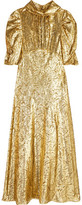 Thumbnail for your product : Michael Kors Collection Paisley Metallic Fil Coupé Dress