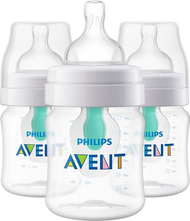 Avent Naturally Philips 4-oz. Anti-Colic Newborn Baby Bottle With AirFree Vent 3-Pack
