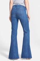 Thumbnail for your product : J Brand 'Valentina' Mid Rise Flared Jeans (Sail)