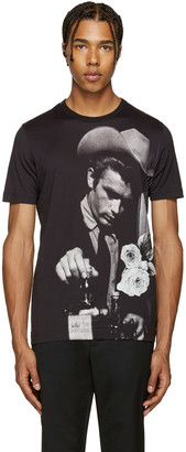 Dolce & Gabbana Black James Dean T-Shirt