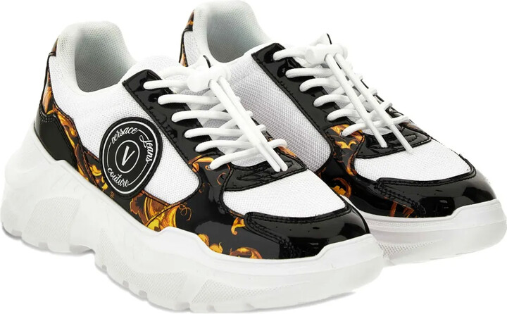 Versace Jeans Couture Barocco-print platform sneakers