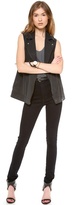 Thumbnail for your product : James Jeans Super High Rise Skinny Jeans