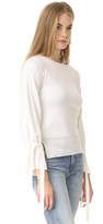 Thumbnail for your product : Adam Lippes Bell Sleeve Crew Neck Sweater