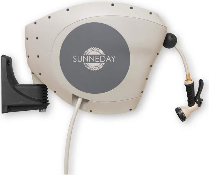 Sunneday 100 ft. Retractable Garden Hose Reel
