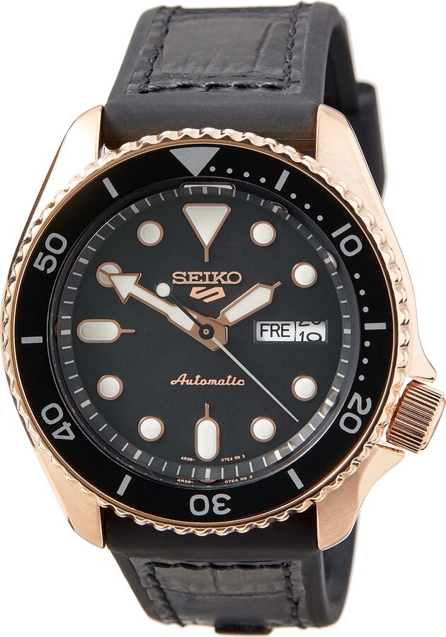 Seiko Men's Analogue Automatic Watch with Silicone Strap SRPD76K1 -  ShopStyle