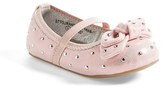 Thumbnail for your product : Stuart Weitzman Infant Girl's Metallic Crib Shoe, Size 4 M - Pink