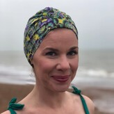 Thumbnail for your product : Salty Sea Knot - Swimming hat Topper - Swim Turban - In Liberty London Babylon Print