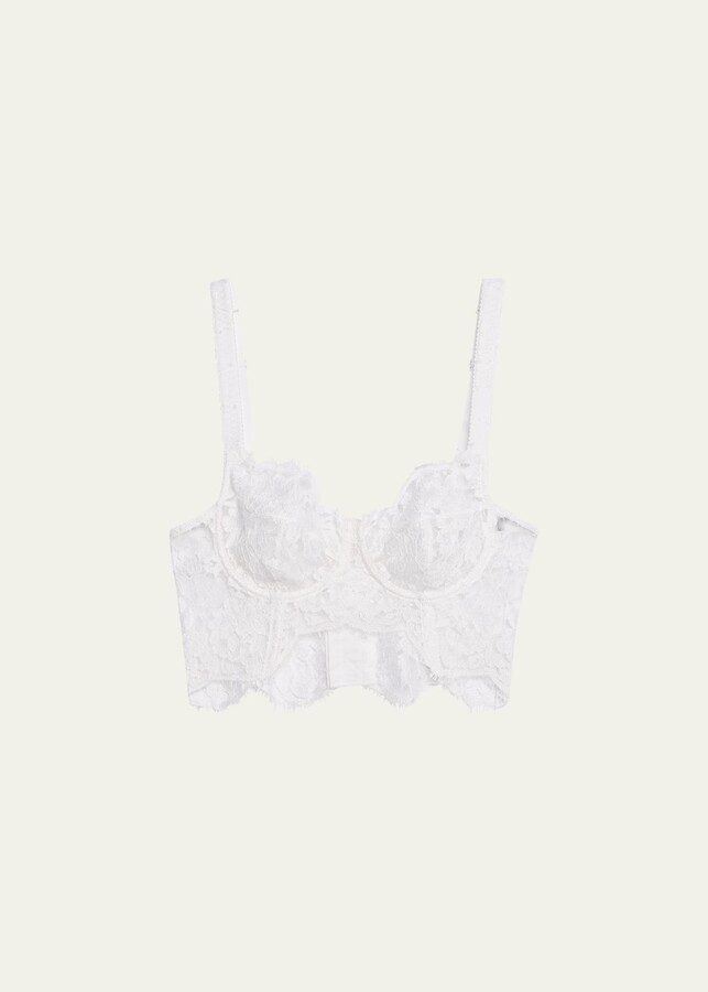 Dolce & Gabbana Scalloped Pizzo Lace Bra ShopStyle