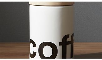 Crate & Barrel Loft Coffee Canister