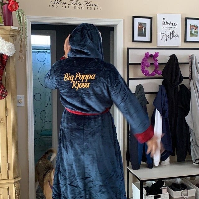 Etsy Island Luxe Men's Luxurious Hooded Bathrobe New Custom Luxury With Embroidery Or Blank 6140 Lounge Wear For Adult Men Bridal Gift