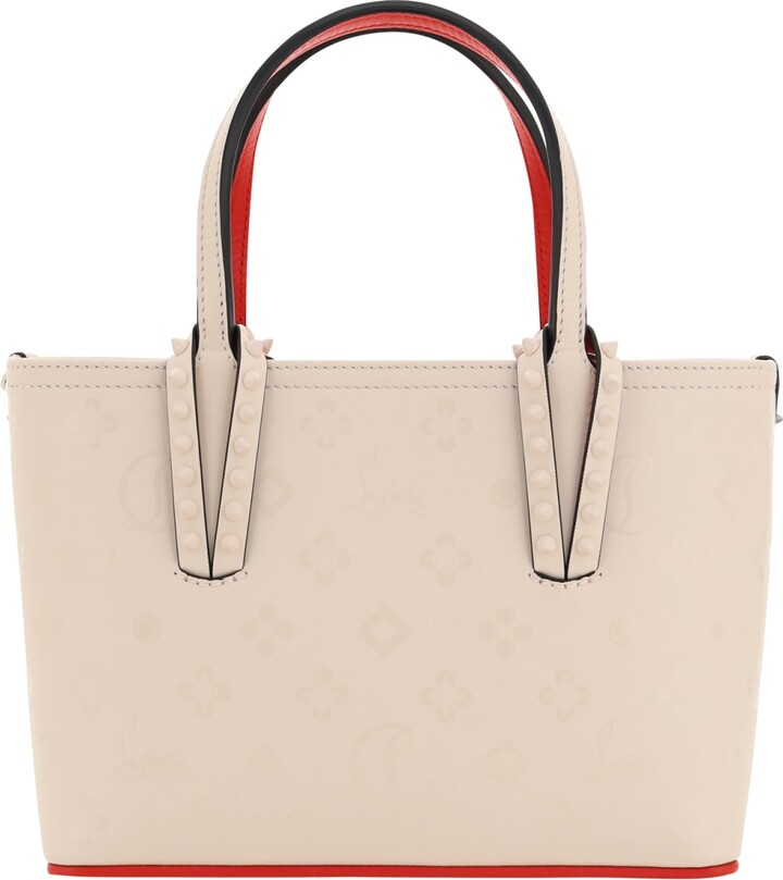 Christian Louboutin Womens Leche Cabata Small Leather Tote bag - ShopStyle