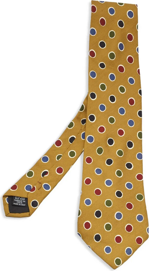 hugo boss polka dot tie