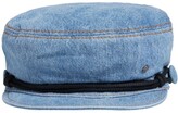 Thumbnail for your product : Maison Michel New Abby Washed Cotton Denim Hat