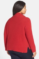 Thumbnail for your product : Eileen Fisher Funnel Neck Boxy Yak & Merino Sweater (Plus Size)