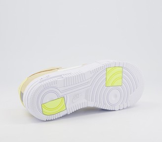 Nike Air Force 1 Pixel Trainers Sail Bucktan Coconut Milk Lemon Drop Sesame  - ShopStyle