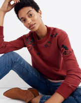 Thumbnail for your product : Madewell Embroidered Cutoff Sweatshirt