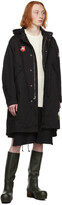 Thumbnail for your product : Undercover Black Graphic Fishtail Parka
