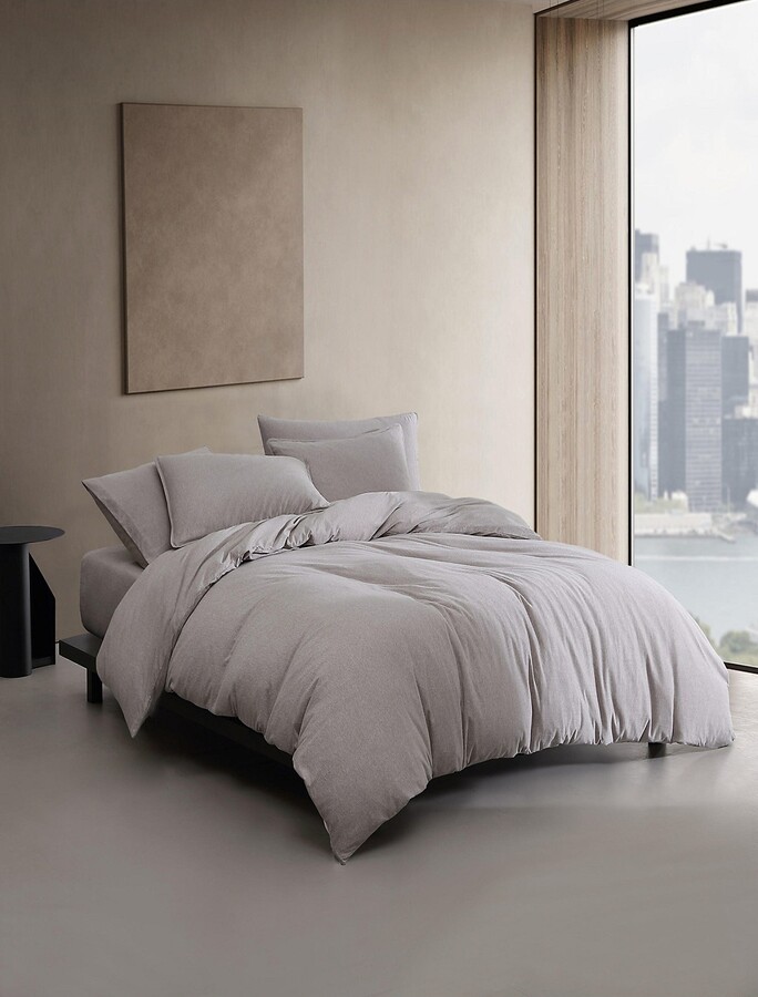Calvin Klein Modern Cotton Melange Jersey Comforter Set