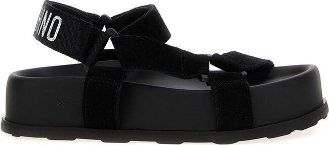 Moschino Touch-Strap Fastened Open-Toe Sandals