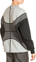 Thumbnail for your product : Givenchy Basketball Wool Sweatshirt, Gray Multi