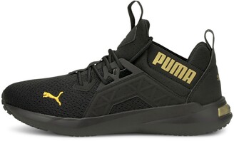 black and gold puma shoes