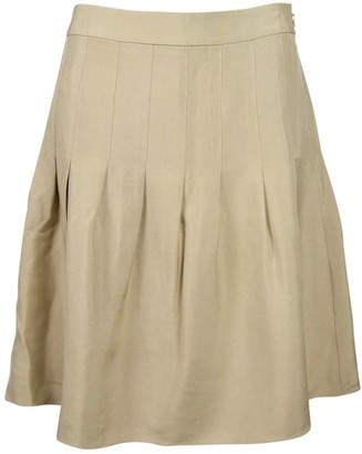 Ralph Lauren Collection Beige Silk Skirt for Women