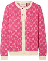 Thumbnail for your product : Gucci Cotton-jacquard Cardigan