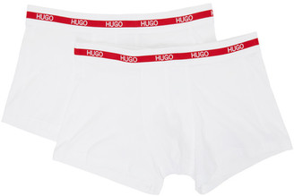 HUGO BOSS Two-Pack White Twin Boxer Briefs