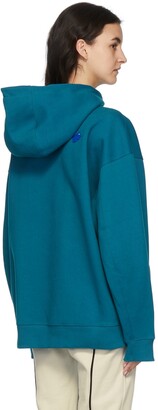 MAISON KITSUNÉ Blue ADER error Edition Meditation Fox Hoodie  