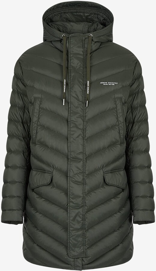 AX ARMANI EXCHANGE Men's Quilted Down Trench Coat Puffer ShopStyle