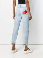 Thumbnail for your product : PT05 distressed straight-leg jeans