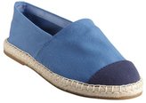 Thumbnail for your product : Pour La Victoire cornflower and navy canvas and jute 'Balley' slip-on shoes