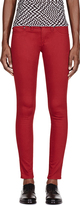 Thumbnail for your product : Rag and Bone 3856 Rag & Bone Red Sateen Leggin Jeans