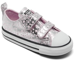 girls metallic converse